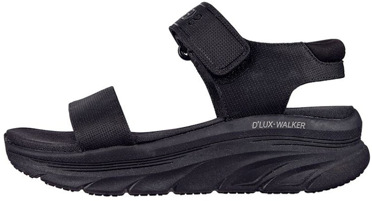 (Women) Skechers Relaxed Fit: D'Lux Walker-New Block 'All Black' 119226-BBK Buy (Women) Skechers Relaxed Fit: D'Lux Walker-New Block 'All Black' 119226-BBK