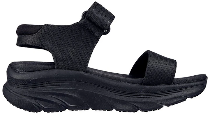 (W) Skechers Relaxed Fit: D'Lux Walker-New Block 'Hitam Penuh' 119226-BBK Order (W) Skechers Relaxed Fit: D'Lux Walker-New Block 'Hitam Penuh' 119226-BBK