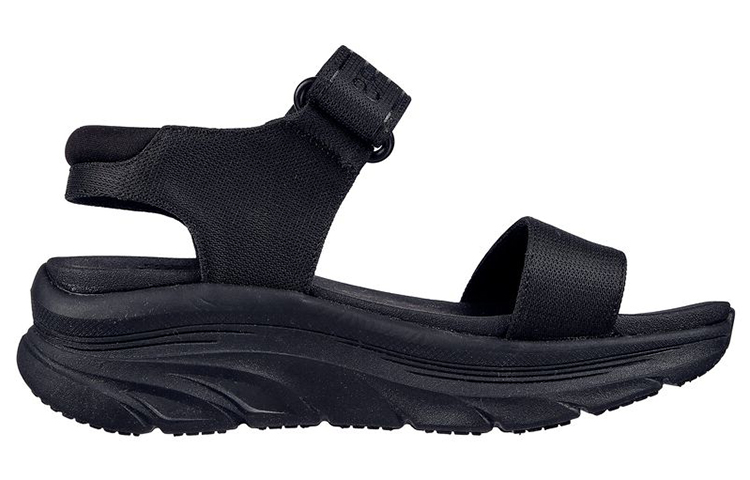 Order (W) Skechers Relaxed Fit: D'Lux Walker-New Block 'Hitam Polos' 119226-BBK