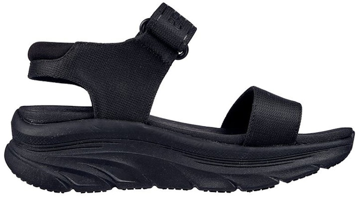 (Women) Skechers Relaxed Fit: D'Lux Walker-New Block 'All Black' 119226-BBK Order (Women) Skechers Relaxed Fit: D'Lux Walker-New Block 'All Black' 119226-BBK
