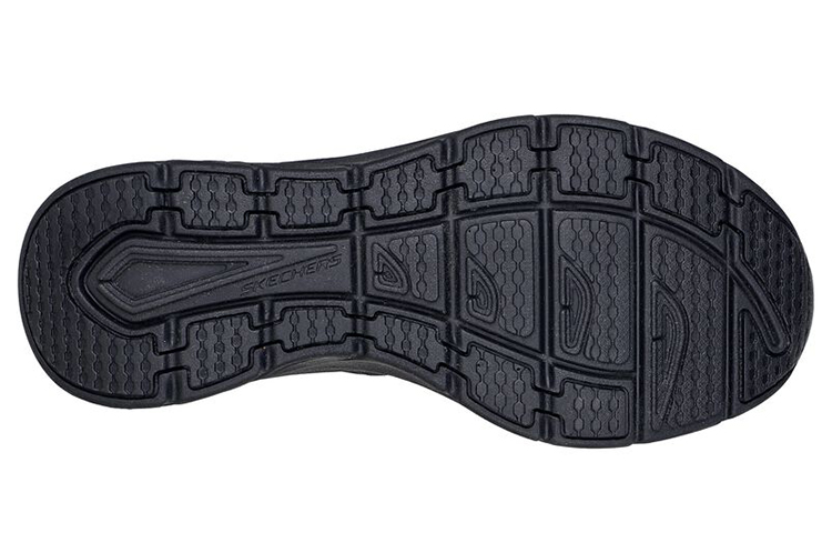 Shop (W) Skechers Relaxed Fit: D'Lux Walker-New Block 'Hitam Polos' 119226-BBK