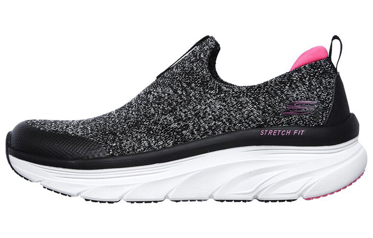 (Women) Skechers Relaxed Fit: D'lux Walker-Quick Upgrade 'Black Grey' 149128-BKPK