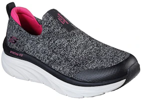 Lookbook Skechers 輕鬆適合: D'lux Walker-快速升級 運動休閒鞋 女款 黑灰
