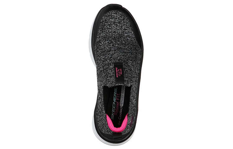 Shop (Women) Skechers Relaxed Fit: D'lux Walker-Quick Upgrade 'Black Grey' 149128-BKPK