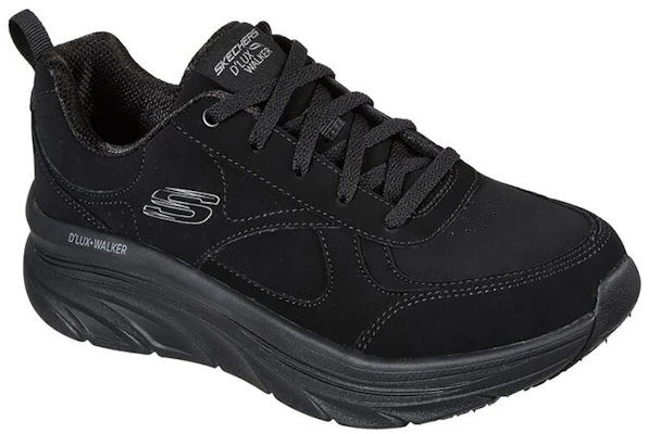 Skechers 休閒合腳款:D'Lux Walker - 純粹享受 女款運動休閒鞋 全黑色 Lookbook Skechers 休閒合腳款:D'Lux Walker - 純粹享受 女款運動休閒鞋 全黑色