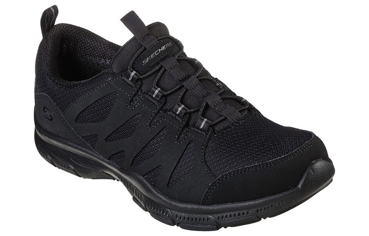 Lookbook (W) 스케쳐스 릴랙스드핏: 그라티스 '퓨어 블랙' 104222-BBK