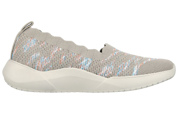 Order Skechers 舒適版型 流行防滑 慵懶風運動休閒鞋 女用 灰褐色