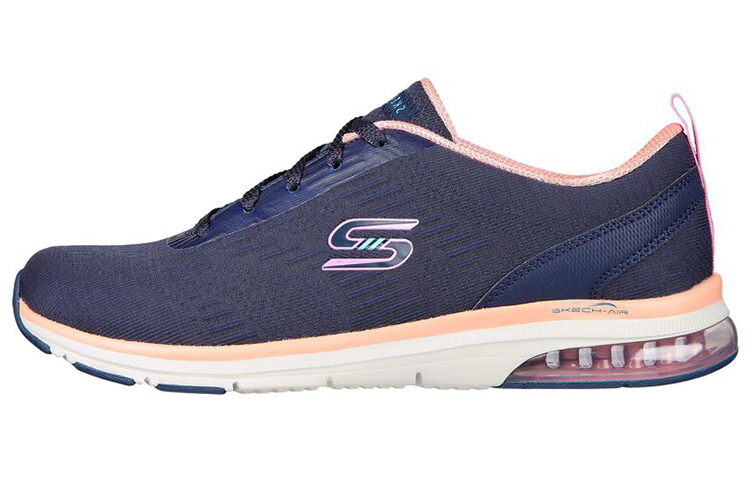 (Women) Skechers Relaxed Fit: Skech-Air Low Top Running Shoe 'Breathable Blue' 104296-NVCL