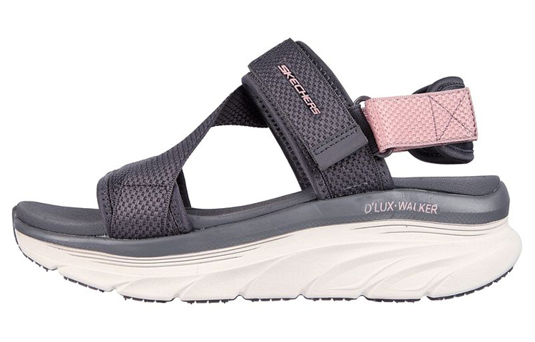 (Women) Skechers Relaxed Fit D'Lites Walker Sandal 'Grey Pink' 119302-GYPR