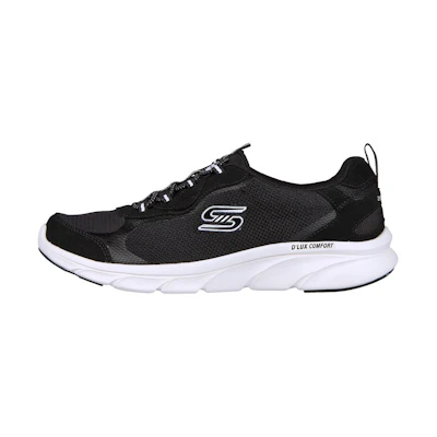 (W) Skechers Relaxed Fit D'Lux CMFT 'Bliss Galore Black'