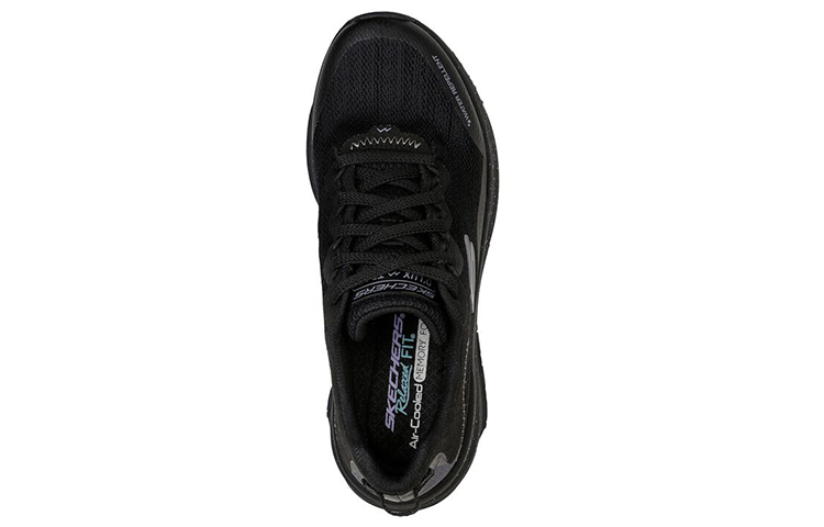 Lookbook (W) Skechers Relaxed Fit D'lux Trail 'Negro' 180500-BBK