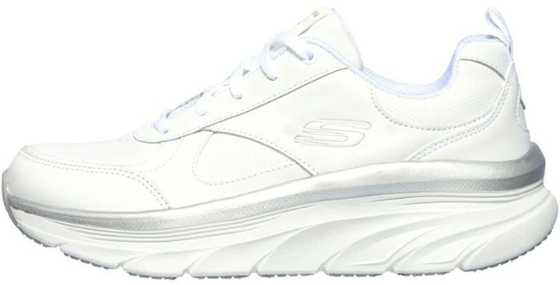 (W) Skechers Relaxed Fit D'lux Walker 'Blanco Plata' 149312-WSL Buy (W) Skechers Relaxed Fit D'lux Walker 'Blanco Plata' 149312-WSL