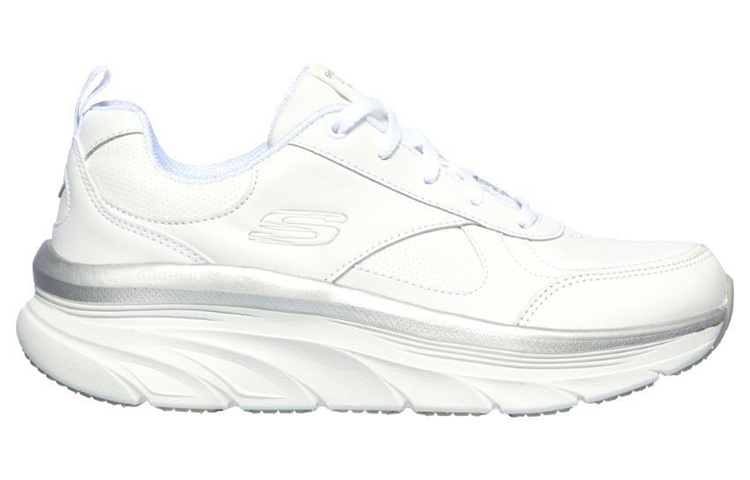 Order (W) Skechers Relaxed Fit D'lux Walker 'Blanco Plata' 149312-WSL