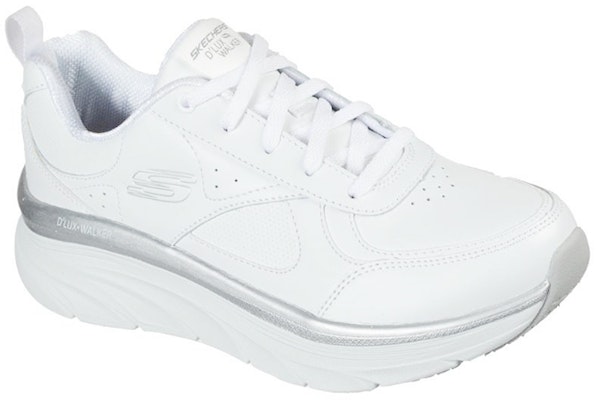 (W) Skechers Relaxed Fit D'lux Walker 'Blanco Plata' 149312-WSL Lookbook (W) Skechers Relaxed Fit D'lux Walker 'Blanco Plata' 149312-WSL