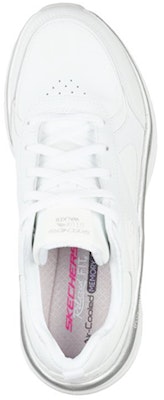 (W) Skechers Relaxed Fit D'lux Walker 'Blanco Plata' 149312-WSL Shop (W) Skechers Relaxed Fit D'lux Walker 'Blanco Plata' 149312-WSL