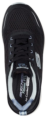 (Women) Skechers Relaxed Fit DLux Walker 'Black Blue' 149023-BKLB Lookbook (Women) Skechers Relaxed Fit DLux Walker 'Black Blue' 149023-BKLB