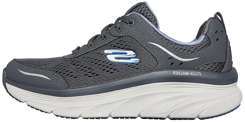 (Women) Skechers Relaxed Fit DLux Walker 'Grey' 149023-CCLV Buy (Women) Skechers Relaxed Fit DLux Walker 'Grey' 149023-CCLV