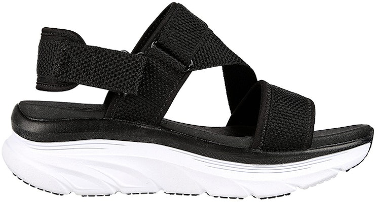(Women) Skechers Relaxed Fit DLux Walker 'Kind Mind Black White' 119302-BKW Order (Women) Skechers Relaxed Fit DLux Walker 'Kind Mind Black White' 119302-BKW