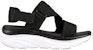 (W) Skechers Relaxed Fit D'LUX Walker 'Kind Mind Hitam Putih' 119302-BKW