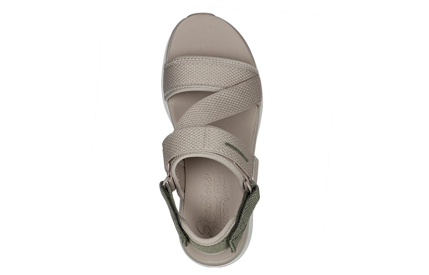 Shop (Women) Skechers Relaxed Fit DLux Walker 'Kind Mind Light Brown' 119302-TPOL
