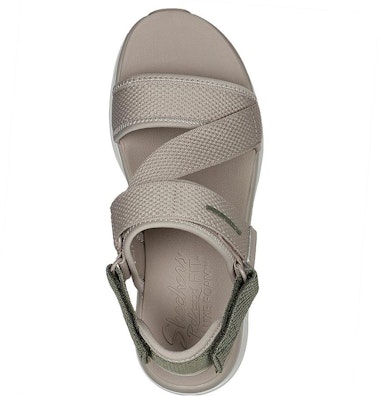 (Women) Skechers Relaxed Fit DLux Walker 'Kind Mind Light Brown' 119302-TPOL Shop (Women) Skechers Relaxed Fit DLux Walker 'Kind Mind Light Brown' 119302-TPOL