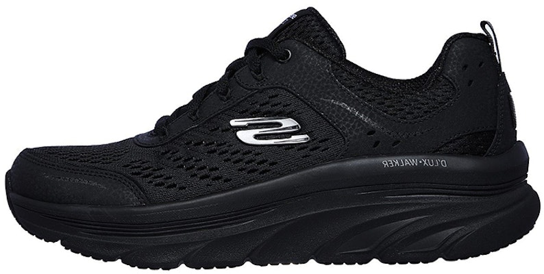 (Women) Skechers Relaxed Fit DLux Walker Low-Top Black 149023-BBK Buy (Women) Skechers Relaxed Fit DLux Walker Low-Top Black 149023-BBK