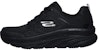 (W) Skechers Relaxed Fit DLux Walker Low-Top Hitam 149023-BBK