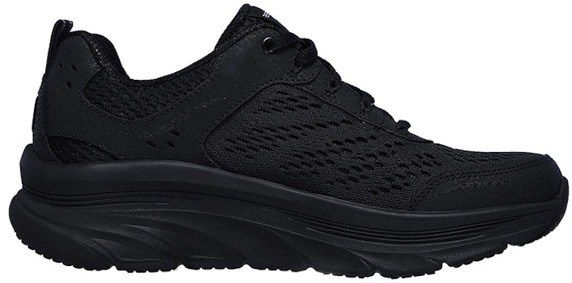 (Women) Skechers Relaxed Fit DLux Walker Low-Top Black 149023-BBK Order (Women) Skechers Relaxed Fit DLux Walker Low-Top Black 149023-BBK
