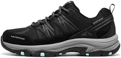 (Women) Skechers Relaxed Fit Trego 'Black Blue' 180003-BKBL (Women) Skechers Relaxed Fit Trego 'Black Blue' 180003-BKBL