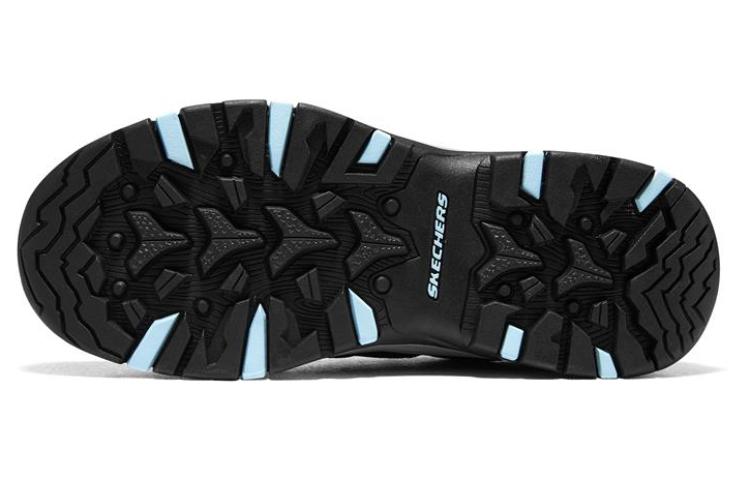 Shop (W) スケッチャーズ Relaxed Fit トレゴ 黒/青 180003-BKBL