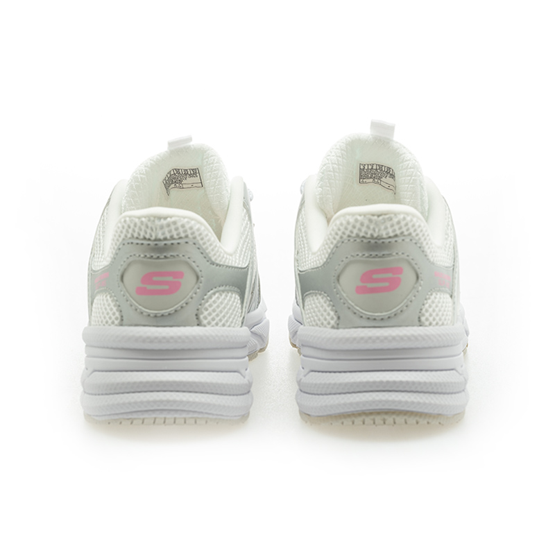 Lookbook (W) Skechers Retro-Graph Sneakers Platina Metaal 319078LWSPK