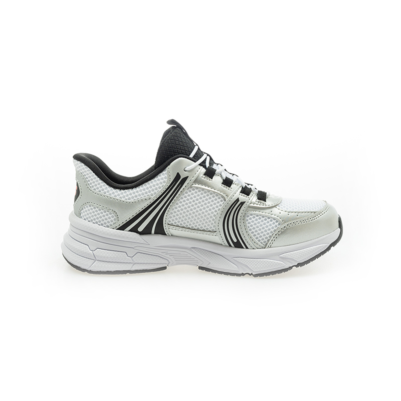Shop (W) Skechers 復古圖鑑運動鞋 白金金屬款 404204LSLW