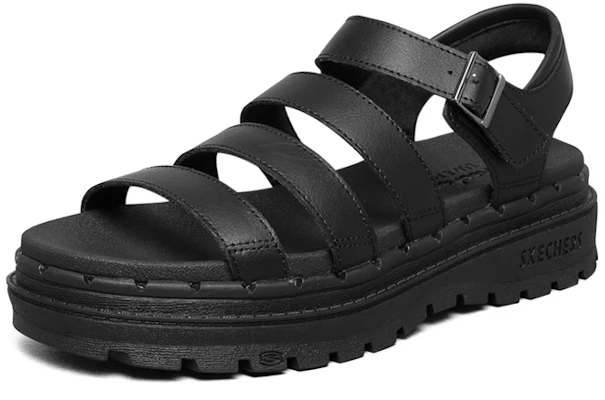 (Women) Skechers Retro Chunky Sandal 'Black' 163085-BBK Order (Women) Skechers Retro Chunky Sandal 'Black' 163085-BBK