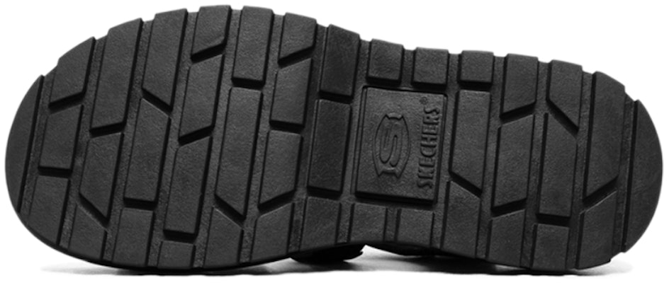 (W) スケッチャーズ レトロチャンキーサンダル (黒) 163085-BBK Shop (W) スケッチャーズ レトロチャンキーサンダル (黒) 163085-BBK