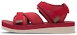(W) Skechers Rise 'Sandal Keselesaan Lembut Merah'. 15345-RED