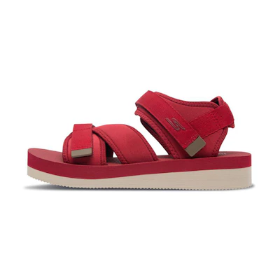 (W) Skechers Rise 'Soft CMFT Sandal Red'