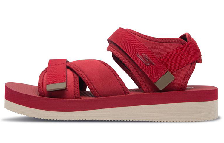 (Women) Skechers Rise 'Soft Comfort Sandal Red' 15345-RED