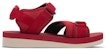 (W) Skechers Rise 'Sandal Keselesaan Lembut Merah'. 15345-RED