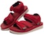 (W) Skechers Rise 'Sandal Keselesaan Lembut Merah'. 15345-RED