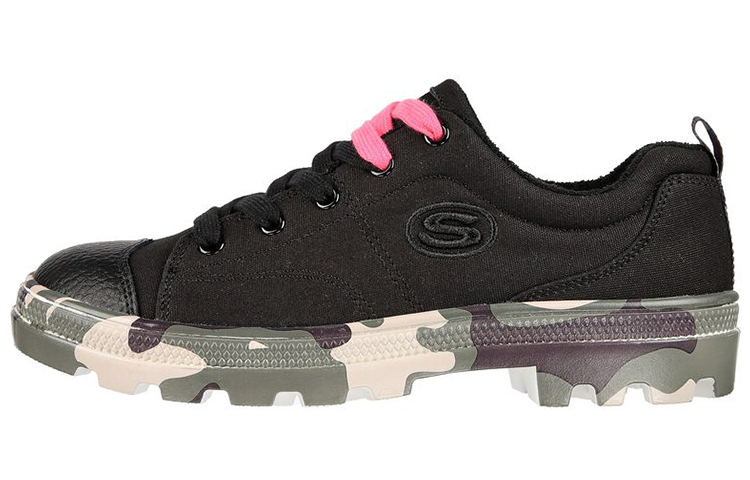 (Women) Skechers Roadies 'Black Camo' 155203-BLK