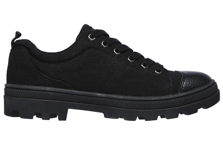 Order (W) 스케쳐스 로디스 블랙 캔버스 로우 74370-BBK