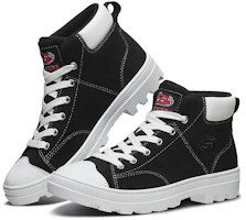 Lookbook (W) Skechers Roadies ''Schwarzer Martin Stiefel'' 74381-BLK