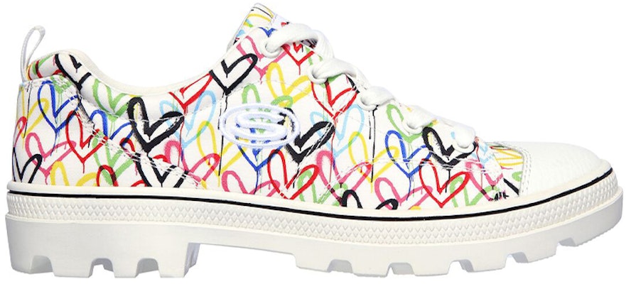 (W) Skechers JGoldcrown x Roadies - Hashtag Love 'Putih' 155505-WMLT Order (W) Skechers JGoldcrown x Roadies - Hashtag Love 'Putih' 155505-WMLT