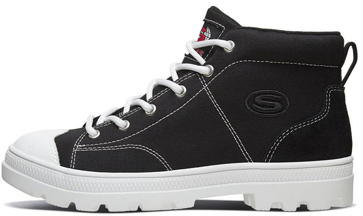 women-skechers-roadies-high-top-canvas-black-74380-blk