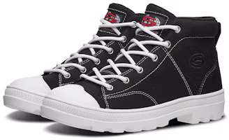 Lookbook (W) Skechers Roadies Kasut Kanvas Tinggi Hitam 74380-BLK