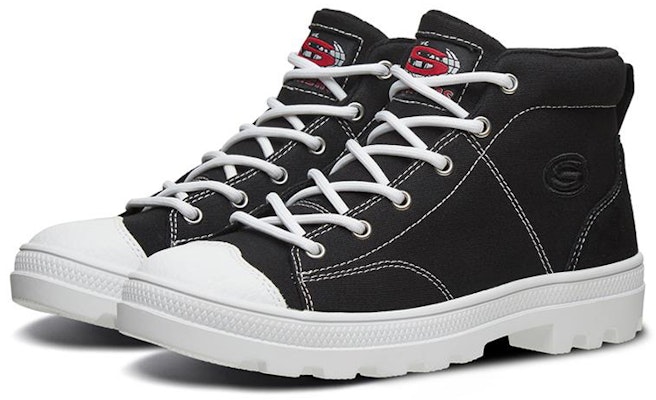 (W) Skechers Roadies Kasut Kanvas Tinggi Hitam 74380-BLK Lookbook (W) Skechers Roadies Kasut Kanvas Tinggi Hitam 74380-BLK