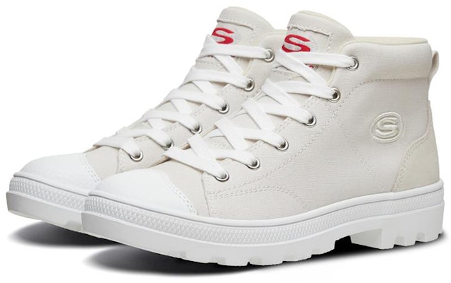 (W) Zapatillas Skechers Roadies Altas de Lona Blancas 74380-NAT Lookbook (W) Zapatillas Skechers Roadies Altas de Lona Blancas 74380-NAT