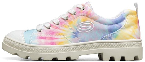 (Women) Skechers Roadies Low-Top Canvas Shoes Multicolor 'Multi-Color White' 155092-WMLT (Women) Skechers Roadies Low-Top Canvas Shoes Multicolor 'Multi-Color White' 155092-WMLT