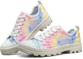 Lookbook (W) Skechers Roadies 多色低帮帆布鞋 '白色多彩' 155092-WMLT