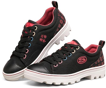 (W) Skechers 路兵'黑色' 66666340-BLK Lookbook (W) Skechers 路兵'黑色' 66666340-BLK